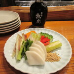 魚虎 - とこづけ盛 550円