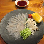 魚虎 - (活)とらふぐ刺 2600円