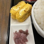 わ楽 - 玉子焼き、お漬物