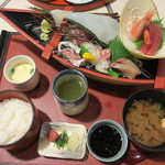 Sushi Soba Tai Kamameshi Fujiya - 刺身御膳　１６８０円（税別）