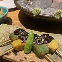 魚匠 銀平 道頓堀店 - 生麩の田楽。