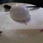 純手打ち十割そば 蕎澤 - 自家製おぼろ豆腐には、三種の薬味。