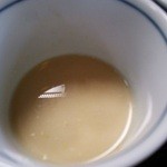 純手打ち十割そば 蕎澤 - 特製のごま汁。