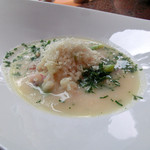 手打ち蕎麦とフレンチの やな木 - ＜2014年7月＞いかとグリーンアスパラガスのリゾット