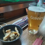 味の蔵どんつく - ノンアルコールビールとお通し