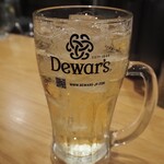 サル食堂 - デュワーズ ハイボール 大ジョッキ