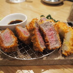 サル食堂 - 名物ビーフカツ