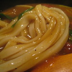 山元麺蔵 - 太い平打ち麺♪(*￣∇￣*)