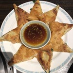 朝鮮飯店 - 海鮮チヂミ、少し焼くとパリパリになります！美味しい！