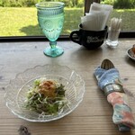 欧風カレー喫茶フランクリン - サラダ。