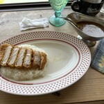 欧風カレー喫茶フランクリン - 県産厚切りポークカツカレー¥1,450