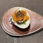 Kumazawa - 鹿児島ハマグリ　蕗の薹オランデソースを練り込んで