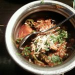 ダバ インディア - オクラと茄子のタマリンドカレー