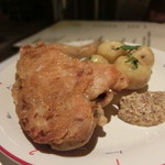 カフェ ドゥ シャンパーニュ - 鳥もも肉のコンフィだ、これも美味かったぞ～