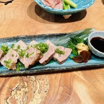 豊。 - ゆで豚のにんにくじょうゆ