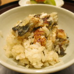 日本料理 太月 - 26年7月　静岡鰻御飯　取り分けて