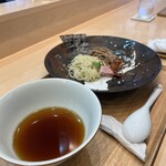 飯田商店 - 2人分に分けてくれてます。