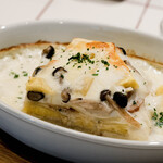 ラザニ屋 - ゴルゴンゾーラチーズと鴨ときのことさつま芋のラザニア