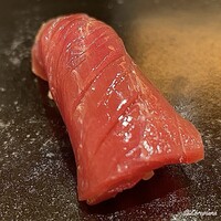 鮨屋 大かわ 久 - 大間産 天然本鮪 赤身