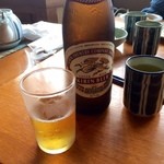 おかげ横丁 豚捨 - 瓶ビールはキリンかアサヒです！