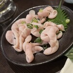 炭火焼肉 肉刺し にく式 - コブクロ刺し