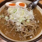 らーめん 田中家 - 味噌ラーメン　トッピング味玉