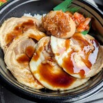 ほっかほっか亭 - 大きなチャシュー、韓国風煮卵