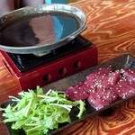 とろけるハンバーグ 福よし - 極上和牛のレバー焼き1,166円