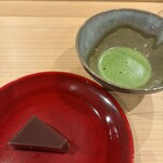 銀座 きた川 - 自家製水羊羹　抹茶