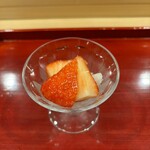 銀座 きた川 - レモンシャーベット　さぬき姫