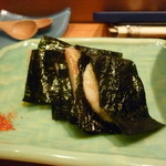 鮨千 - ☆貝柱磯辺焼き☆