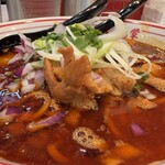 蒙古タンメン中本 - 具材アップ