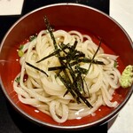 屋形船 品川 船清 - 〆の麺