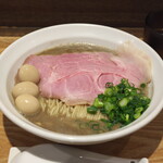 NIBOSHI MANIA - 自家製鬼海老煮干とアサリの濃厚