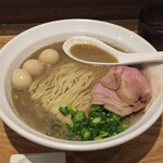 NIBOSHI MANIA - 自家製鬼海老煮干とアサリの濃厚