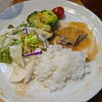 キッチン ブルー グローブ - 最後のワンプレート