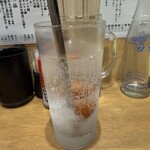 もつ焼 かど - 梅干しサワー