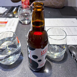 Japanese Soba Noodles 蔦 - ドリンクは「ラガービール」にしました