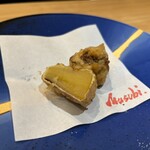 Musubi - 鳴門金時の天麩羅は、甘〜〜〜い味わい♡