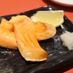 海鮮居酒屋 海王 - トロサーモンはらす焼き　¥790
