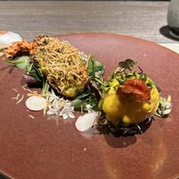 銀座 桃の木 - ⑦伊勢エビマンゴーマヨネーズ 伊勢海老カレーグラタン（追加＋2500円）