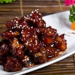 彩 中國料理 - スペアリブの甘酢揚げ