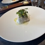 Restaurant OGATA - ENTREE FROIDE 香川県産　勘八のラヴィオリ仕立て