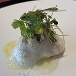 Restaurant OGATA - ENTREE FROIDE 香川県産　勘八のラヴィオリ仕立て