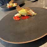 Restaurant OGATA - DESSERT ヴァシュラン PISTACHE&FRAISE
