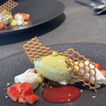Restaurant OGATA - DESSERT ヴァシュラン PISTACHE&FRAISE