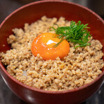 酒亭 田中 - 地鶏そぼろ丼