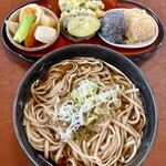 草笛 - そば定食（かけそば）（¥1,400）（税込）