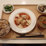 トーコーキッチン - ミートボールトマト煮 副菜二品、豚汁、ご飯