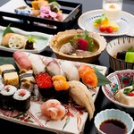 Japanese restaurant luxury Sushi course (tax, service, included)